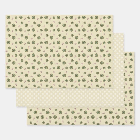 Summer Nouveau Wrapping Paper Set Geschenkpapier Set (Set)