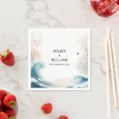 Summer Ocean Beach Hochzeit in Urlaubsort Serviette (Beispiel)