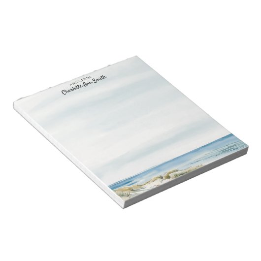 Summer Ocean Beach Square Notepad Geschenk Notizblock (angewinkelt)