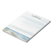 Summer Ocean Beach Square Notepad Geschenk Notizblock (Rotiert)