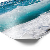Summer Ocean Waves Fotodruck (Ecke)