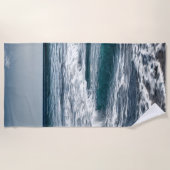 Summer Ocean Waves Strandtuch (Vorderseite)