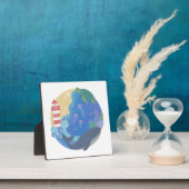Summer Ocean Whale Turtle & Lighthouse Fotoplatte (InSitu)