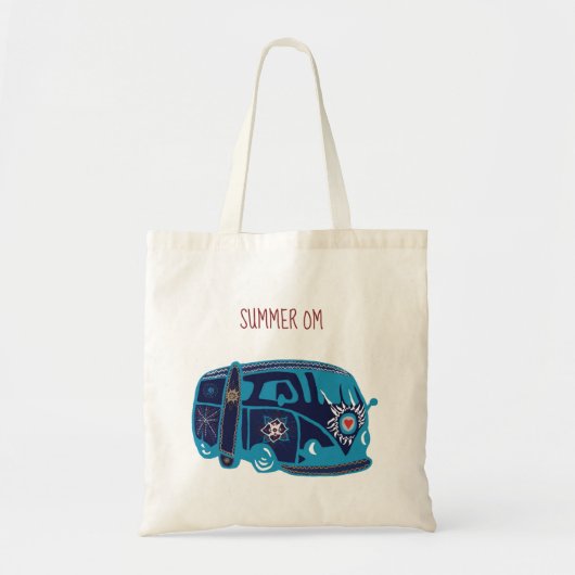 Summer Om Hippie Van Budget Tasche (Vorne)
