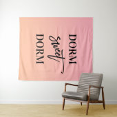 Summer Ombre Sweet Dorm Quote Uni Hängen Wandteppich (Beispiel (Horizontal))