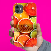 Summer Orange Citrus Stilvolle Personalisierte Bez Case-Mate iPhone Hülle