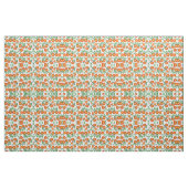 Summer Orange Citrus Wasserfarbe Fruchtmuster Stoff (Fat Quarter (45,7 x 55,9 cm))