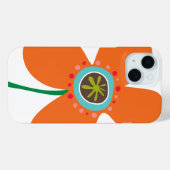 Summer Orange Daisy Pop Blume Whimsisch und Niedli Case-Mate iPhone Hülle (Rückseite (Horizontal))