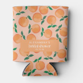Summer Orange Fruchtrosa Brautparty Custom Dosenkühler (Vorderseite)