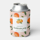 Summer Orange Junggeselinnen-Abschied Dosenkühler (Kanne Vorderseite)