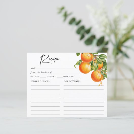 Summer Orange Lemon Citrus Brautparty Rezept (Stehend Vorderseite)