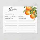 Summer Orange Lemon Citrus Brautparty Rezept (Vorderseite)