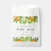 Summer Orange Lemon Citrus Brautparty Vielen Dank Geschenktütchen (Vorderseite)