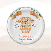 Summer Orange Niedlich Bodysuit Kinderdusche Pappteller