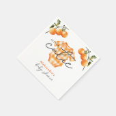 Summer Orange Niedlich Bodysuit Kinderdusche Serviette (Ecke)