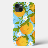 Summer Orange Tree Garden Case-Mate iPhone Hülle (Rückseite)