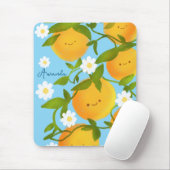Summer Orange Tree Garden Mousepad (Mit Mouse)
