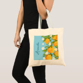 Summer Orange Tree Garden Tragetasche (Vorderseite (Produkt))