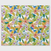 Summer Orchid Geschenkpapier (Flach)