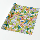 Summer Orchid Geschenkpapier (Ungerollt)