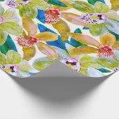 Summer Orchid Geschenkpapier (Ecke)