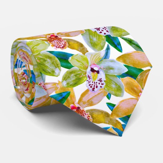 Summer Orchid Krawatte (Gerollt)