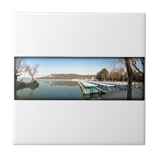 Summer Palace Boote Fliese (Vorderseite)