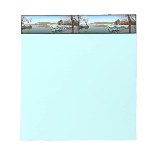 Summer Palace Boote Notizblock (Vorderseite)