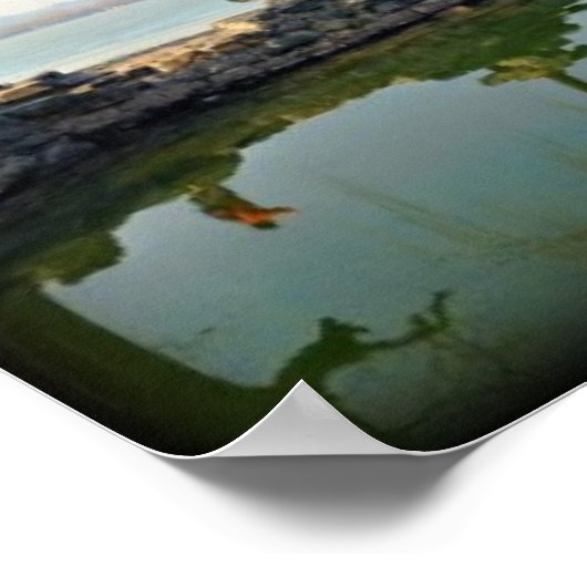 Summer Palace Boote Poster (Ecke)