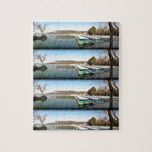 Summer Palace Boote Puzzle (Vertikal)