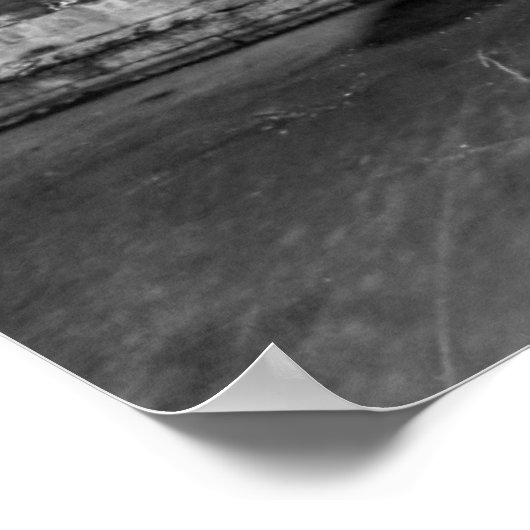 Summer Palace Bridge B&W Poster (Ecke)