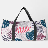 Summer palm layout rainforest leaf motif beach duffle bag (Vorderseite)