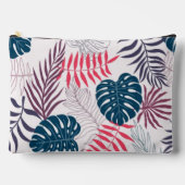 Summer palm layout rainforest leaf motif beach zubehörtasche (Vorderseite)