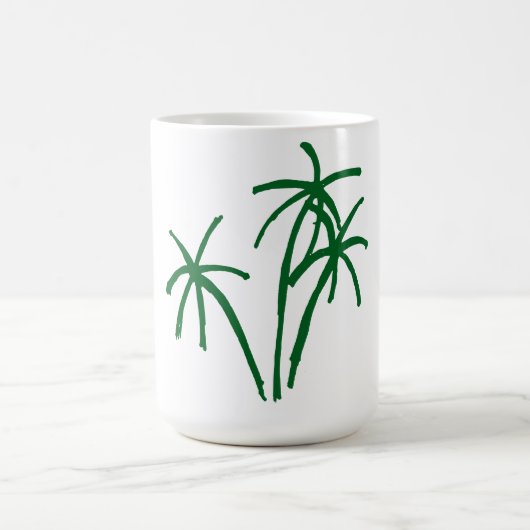 Summer Palm Tree Coffee Tasse (Mittel)