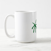 Summer Palm Tree Coffee Tasse (Links)