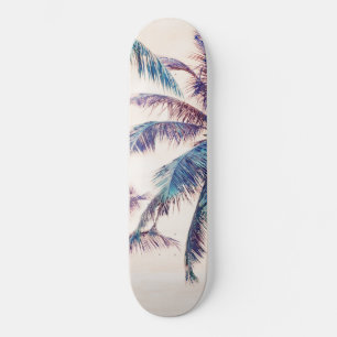 Summer Palm Trees Beach Traum #1 #tropical #wall Skateboard