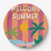 Summer Paper Plate Pappteller (Vorderseite)