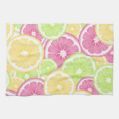 Summer Paper von Pop "Bright and Fun Citrus" Geschirrtuch (Horizontal)