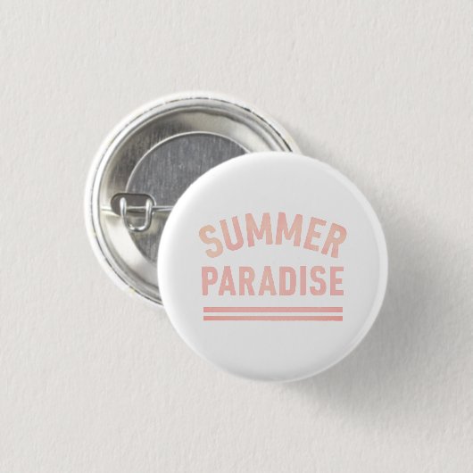 Summer Paradise T-Shirt Button (Vorne & Hinten)