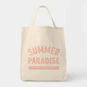 Summer Paradise T-Shirt Tragetasche (Vorne)