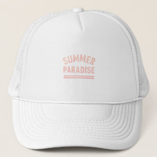 Summer Paradise T-Shirt Truckerkappe