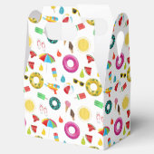 Summer Party Beach Pool Fun Muster Geschenkschachtel (Geöffnet)