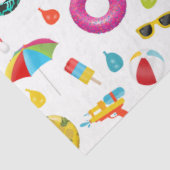Summer Party Beach Pool Fun Muster Seidenpapier (Ausschnitt)