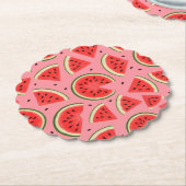 Summer Party Cardboard Coasters - Set of 6 Untersetzer (angewinkelt)
