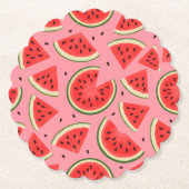 Summer Party Cardboard Coasters - Set of 6 Untersetzer (Vorderseite)