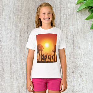 Summer Party Dancing Girls T - Shirt