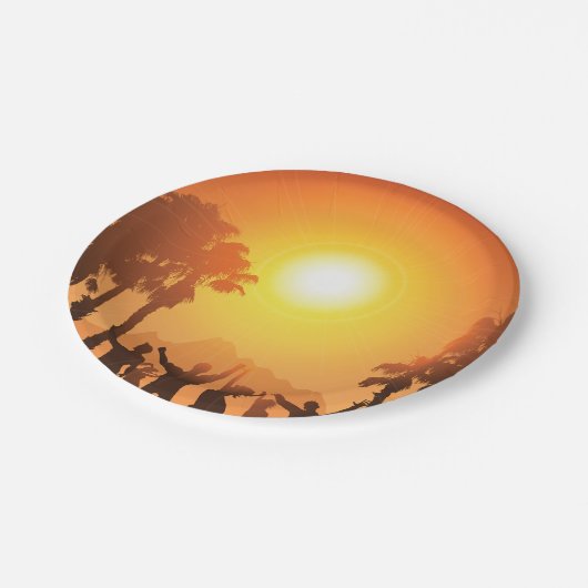 Summer Party Dancing Paper Teller (Schrägansicht)