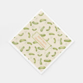 Summer Party Dill Pickle Musterpapier Napkin Serviette (Ecke)