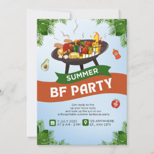 Summer Party Einladung
