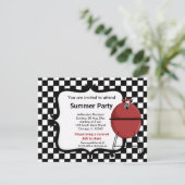Summer Party Einladung (Stehend Vorderseite)